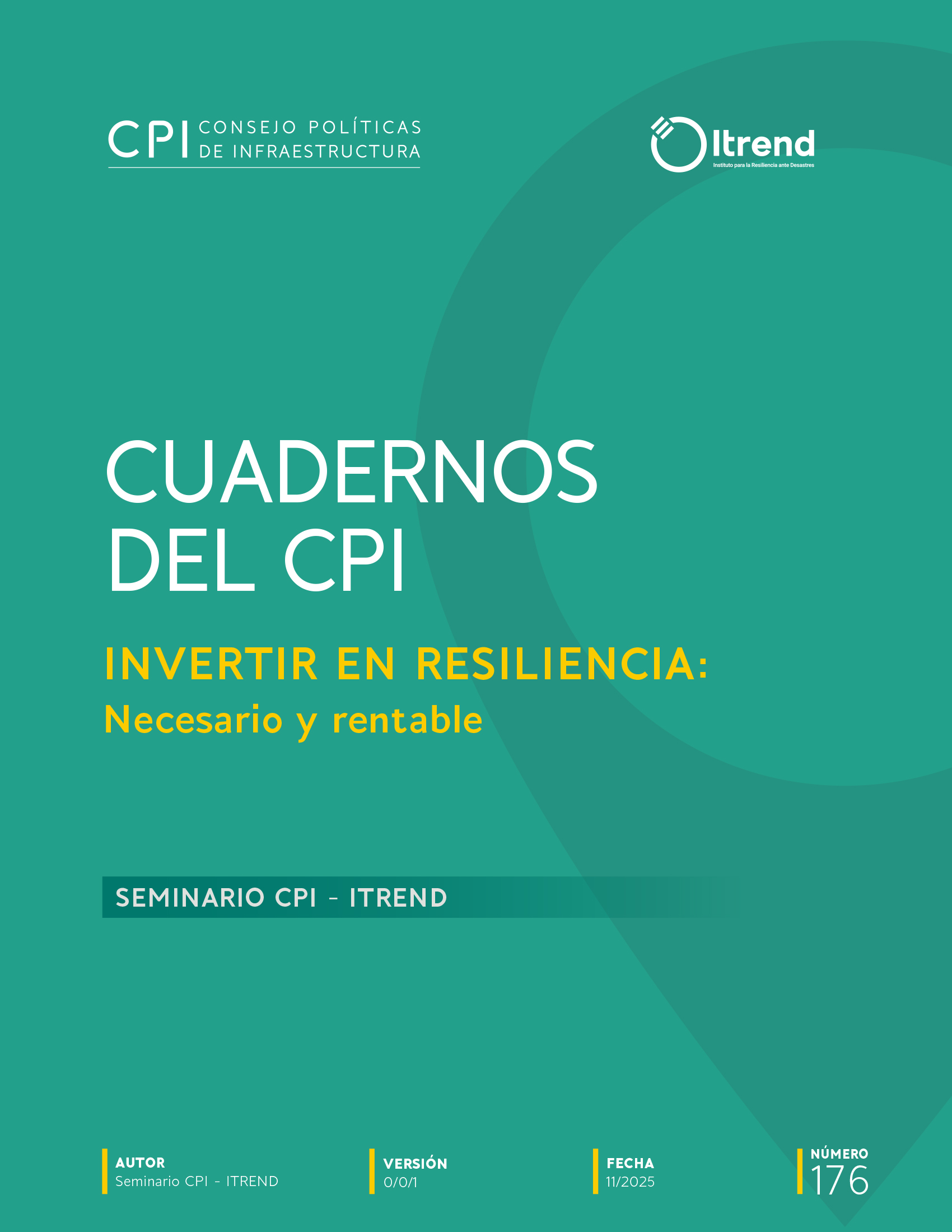 Portada: INVERTIR EN RESILIENCIA: Necesario y rentable
