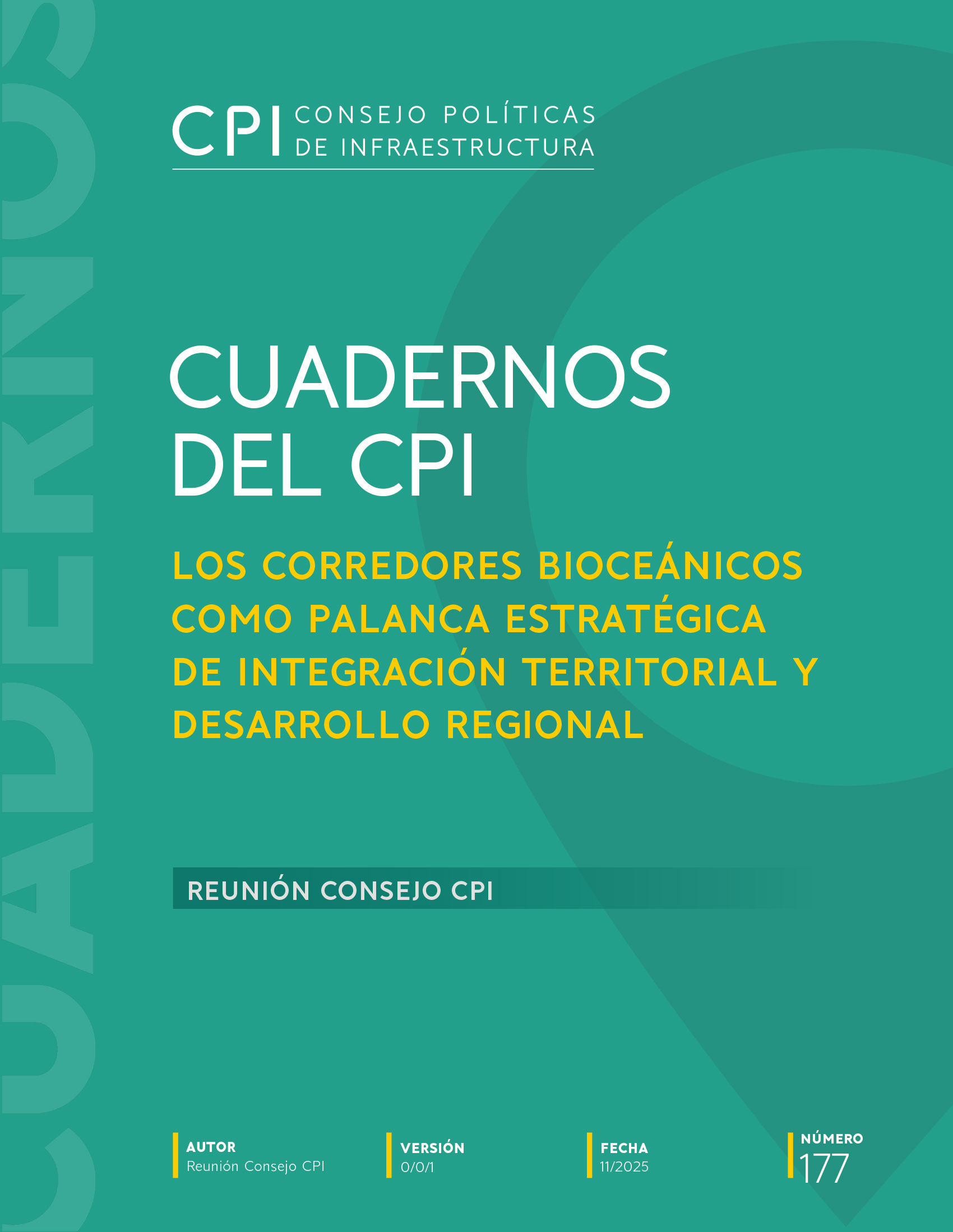 Portada: Los corredores bioceánicos como palanca estratégica de integración territorial y desarrollo regional